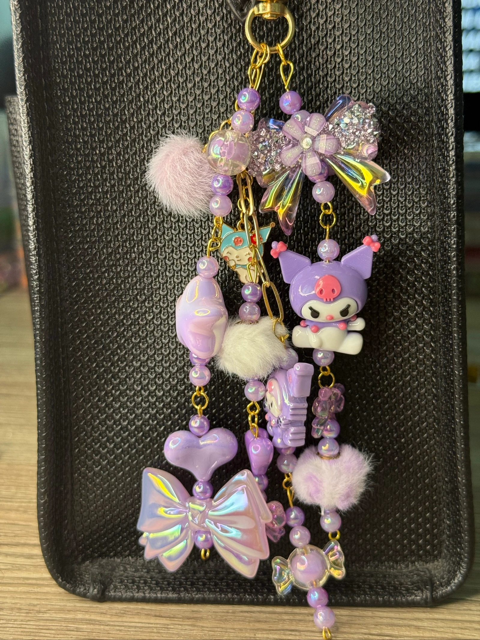 Bijou sac kuromi violet 